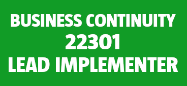 Business Continuity 22301 Lead Implementer