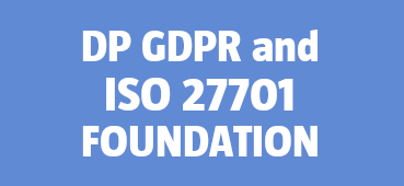 ´Data Protection GDPR and ISO/IEC 27701 Foundation