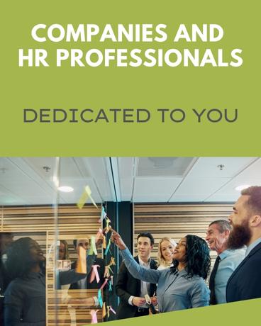 Dedicated Area for Companies & HR